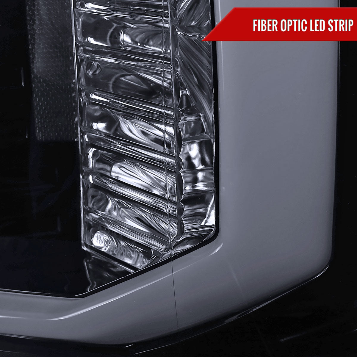 2007-2013 Chevrolet Silverado 1500/ 2007-2014 Silverado 2500HD 3500HD LED C-Bar Projector Headlights (Glossy Black Housing/Smoked Lens)
