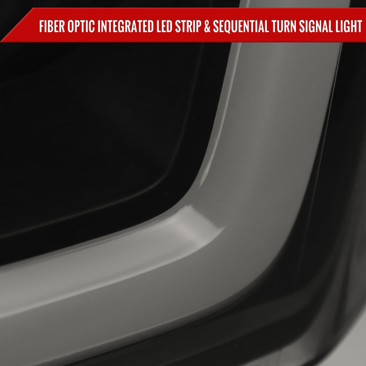 2004-2015 Nissan Titan/ 2004-2007 Armada LED C-Bar Projector Headlights w/ Switchback Sequential Turn Signals (Black Housing/Smoked Lens)