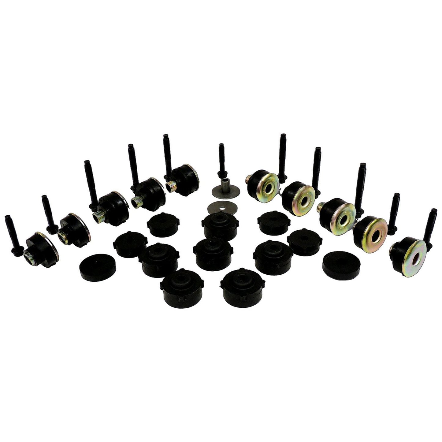 Crown Automotive 52002723MK Body Mount Master Kit for 87-95 Jeep Wrangler YJ w/ Steel Body