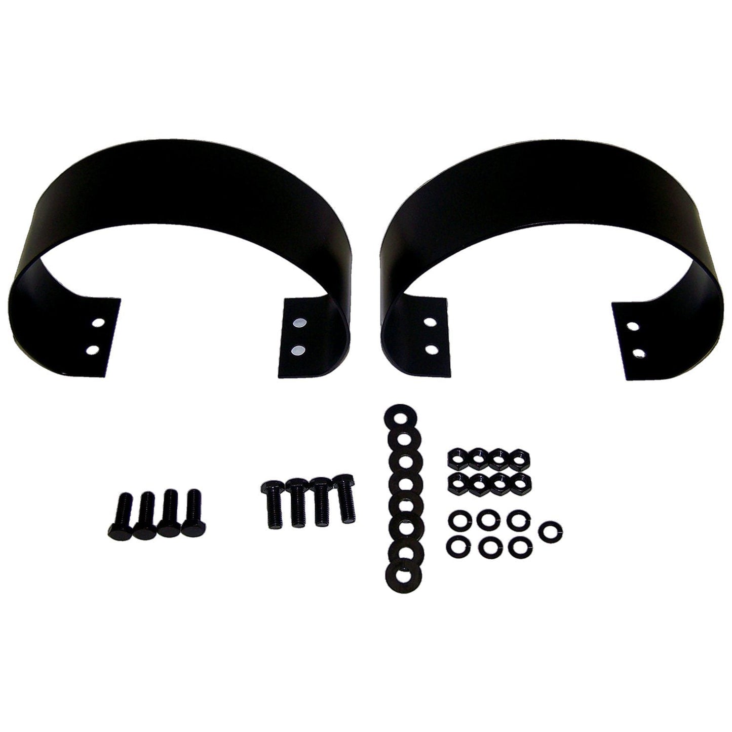 Rear Bumperettes Black for Jeep CJ Wrangler YJ 1976-1995 Pair Crown Automotive 5355457K