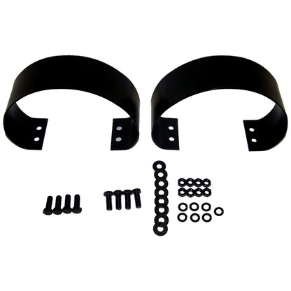 Rear Bumperettes Black for Jeep CJ Wrangler YJ 1976-1995 Pair Crown Automotive 5355457K