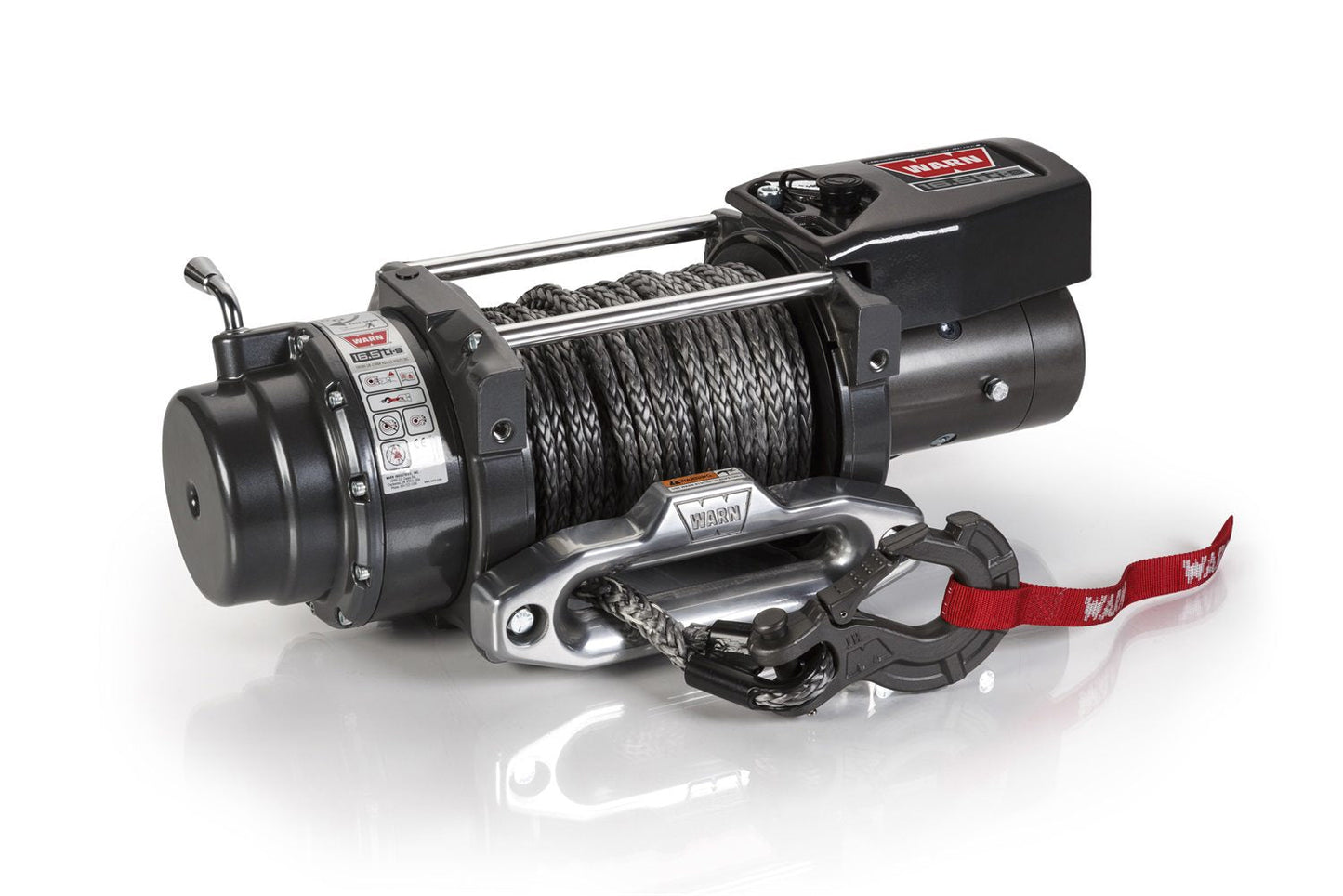 WARN 97740 16.5ti-s 16500 lb Winch 80' 3/8 Synthetic Rope Heavy Series