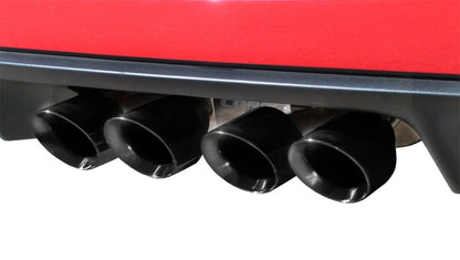Corsa 14470CBBLK for 09-13 Chevy Corvette 6.2L V8 2.5in Sport CatBack Dual Rear