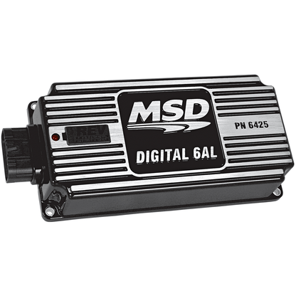 MSD 64253 Black, 6AL, Digital Ignition w/Rev Control - Black