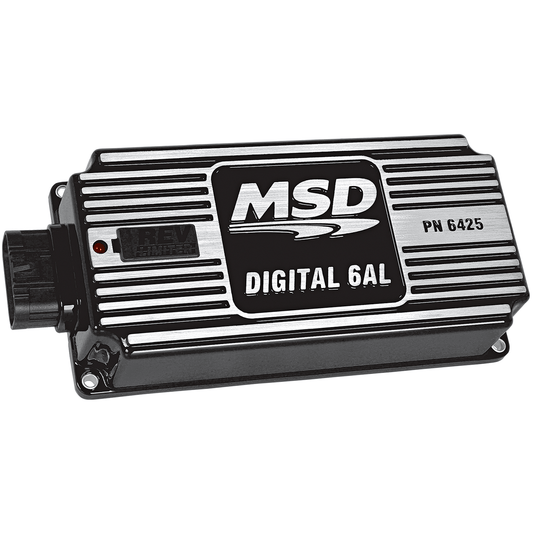 MSD 64253 Black, 6AL, Digital Ignition w/Rev Control - Black