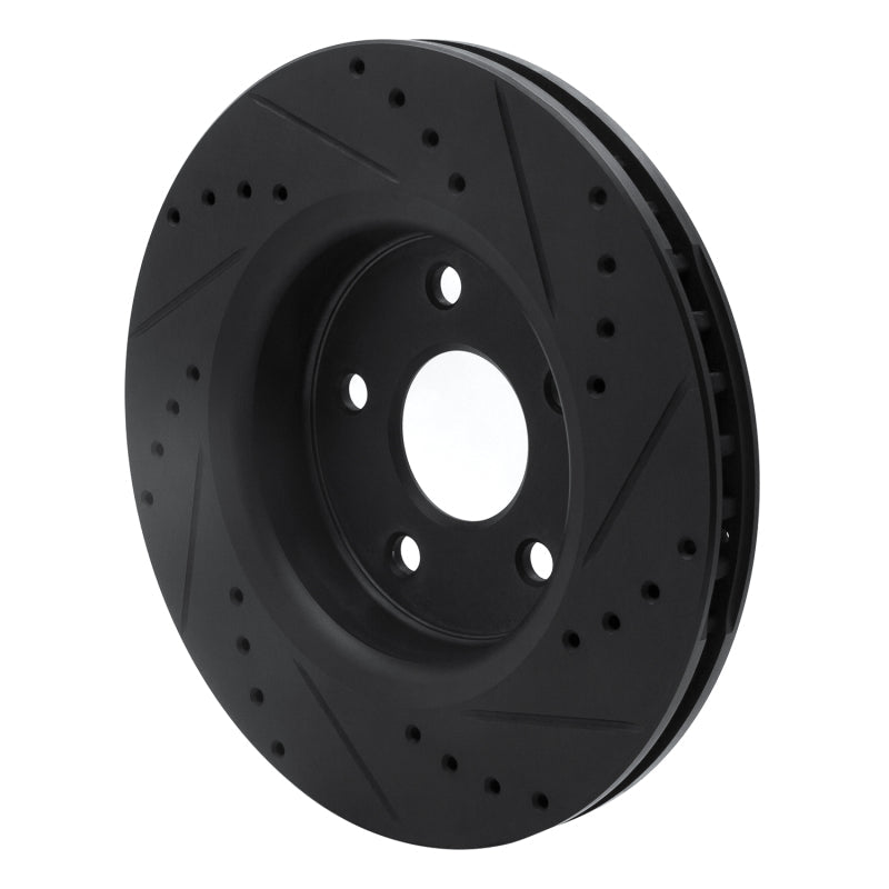 DFC D&S Black Brake Rotor (FRONT LEFT): Jeep Grand Cherokee (05-10)
