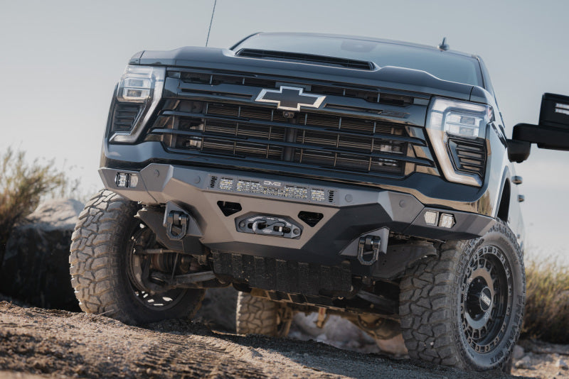 DV8 Offroad FBCS2-04 Spec Series Front Bumper 24-26 Silverado 2500HD/3500