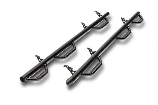N-Fab Nerf Step 16-17 Toyota Tacoma Double Cab 6ft Bed - Tex. Black - Bed Access - 2in