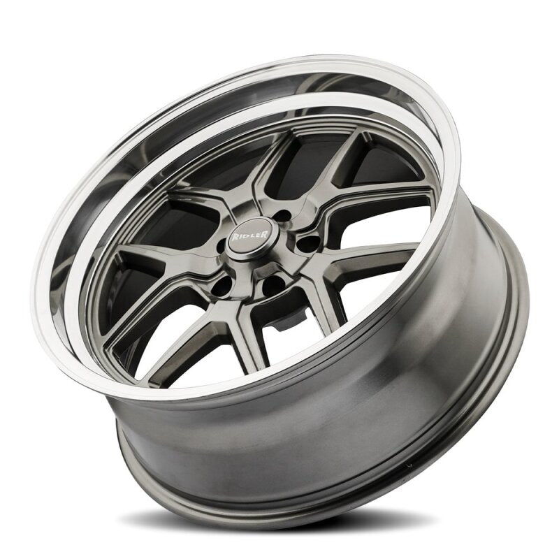 Ridler Wheels 610 Gloss Grey Polished | 20x8.5" +0mm | 5x120.65mm Wheel