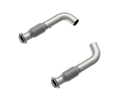 Kooks 3in Green Cat Dual Pipes | Ford Mustang 15-23, Mach-E 20-26 (11513300)