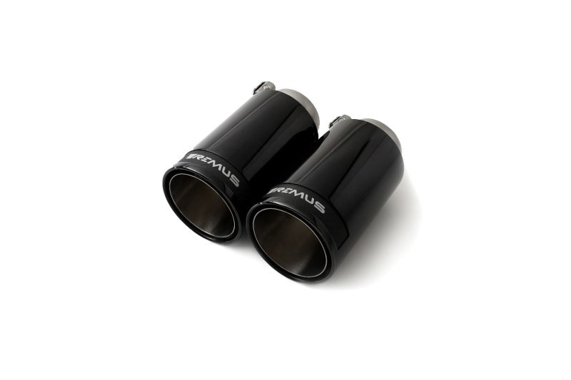 Remus SS 98mm Black Chrome Tail Pipe Set | Pair