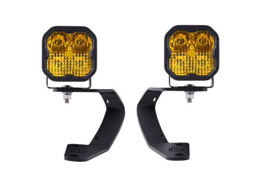 Diode Dynamics SS3 LED Ditch Light Kit - Yellow Pro Combo | Toyota 4Runner (10-24) DD6749