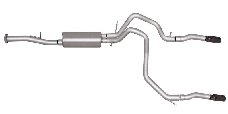 Gibson 2.25in Dual Split Cat-Back Exhaust | Chevrolet Suburban 1500 LS (15-17) (65686B)