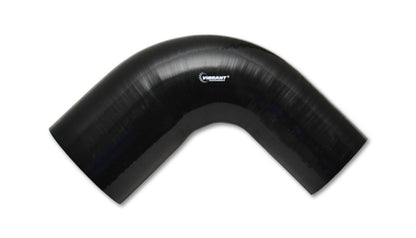 4 Ply 90 Degree Reducer Elbow, 3" ID x 4" ID x 8" Leg Length Black by Vibrant Performance