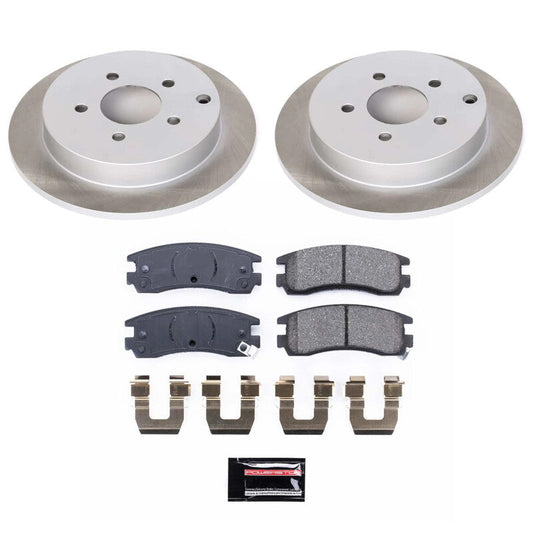 PowerStop 02-04 Pontiac Montana Rear Semi-Coated Rotor Kit (SC5135)