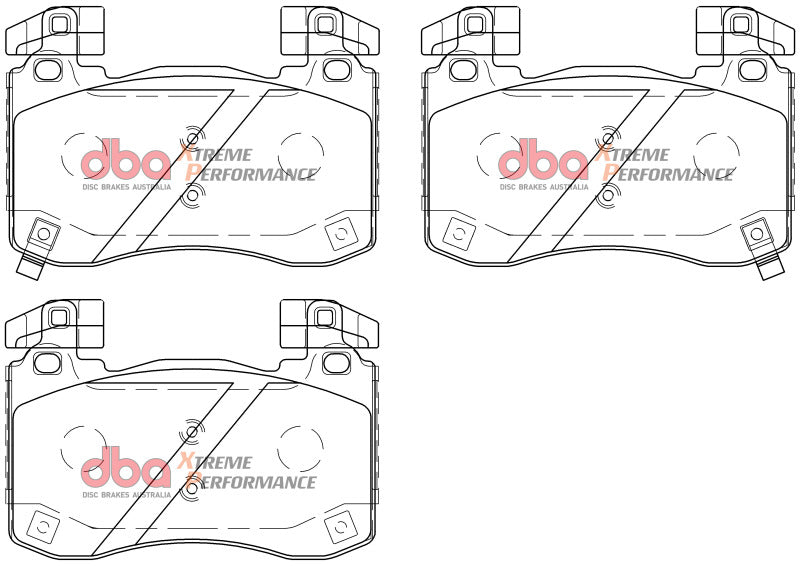DBA XP Performance Front Brake Pads | Kia Stinger V6 Twin Turbo (18+) (DB15003XP)
