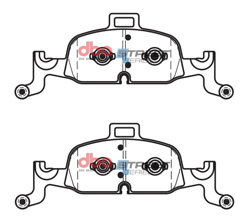 DBA Street Series Front Brake Pads | Audi A4 (17-19) (DB15060SS)