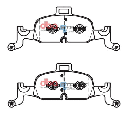 DBA Street Series Front Brake Pads | Audi A4 (17-19) (DB15060SS)