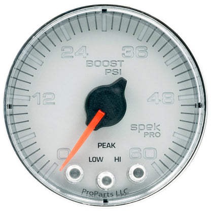 Autometer Spek-Pro 2 & 1/16" Boost Gauge 60PSI