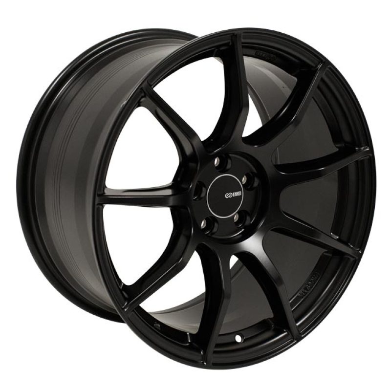 Enkei TS9 Black Paint | 17x8" +45mm | 5x100mm Wheel