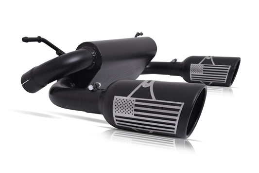 Gibson Patriot Series 2.5in Cat-Back Dual Split Exhaust | Jeep Wrangler JK (07-10) (70-0002)