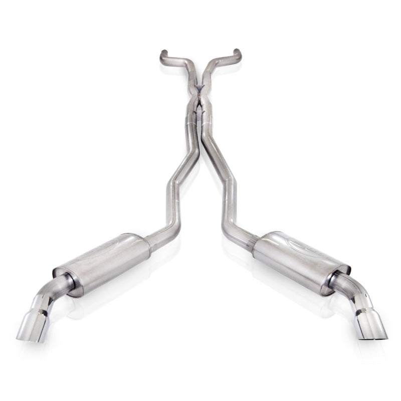 Stainless Works 3in Exhaust X-Pipe S-Tube Turbo Mufflers Polished Tips | Camaro (10-15) 6.2L (CA10CB)
