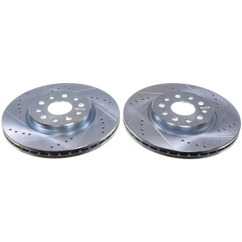 PowerStop 22-24 Jeep Grand Cherokee Front Drilled & Slotted Rotor - Pair (AR83114XPR)