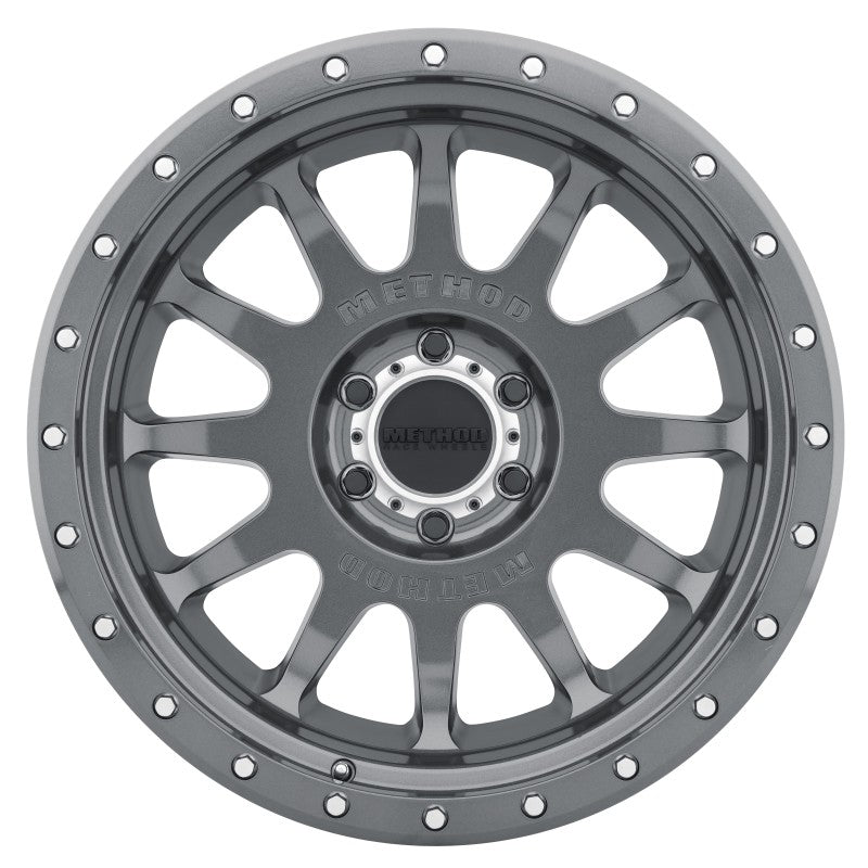 (set of 4) Method MR605 NV Gloss Titanium | 20x10" -24mm | 6x5.5in Wheel