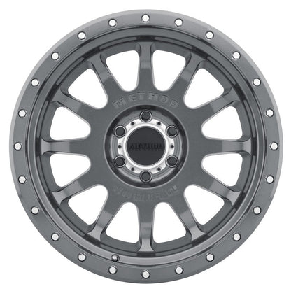 (set of 4) Method MR605 NV Gloss Titanium | 20x10" -24mm | 6x5.5in Wheel
