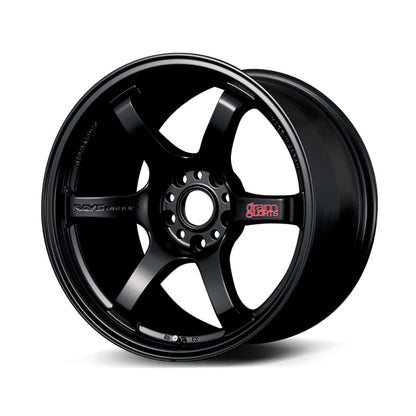 (set of 4) Gram Lights 57DR Semi Gloss Black | 18x8.5" +37mm | 5x100mm Wheel