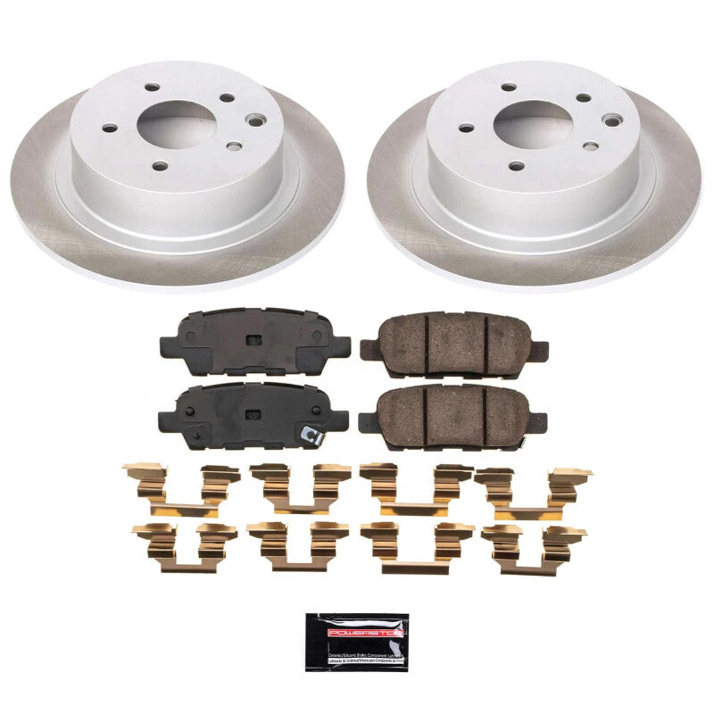 PowerStop 07-10 Nissan Altima Rear Semi-Coated Rotor Kit (SC7864)