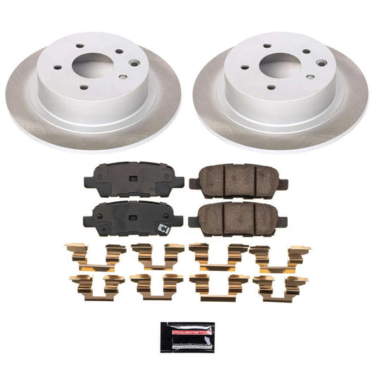 PowerStop 07-10 Nissan Altima Rear Semi-Coated Rotor Kit (SC7864)