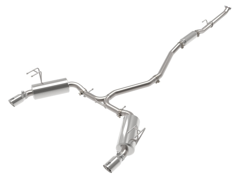 aFe Takeda 2.5in SS Cat-Back w/ Carbon Tips | Honda Civic 1.5L (22+) (49-36628-C)