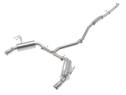 aFe Takeda 2.5in SS Cat-Back w/ Carbon Tips | Honda Civic 1.5L (22+) (49-36628-C)