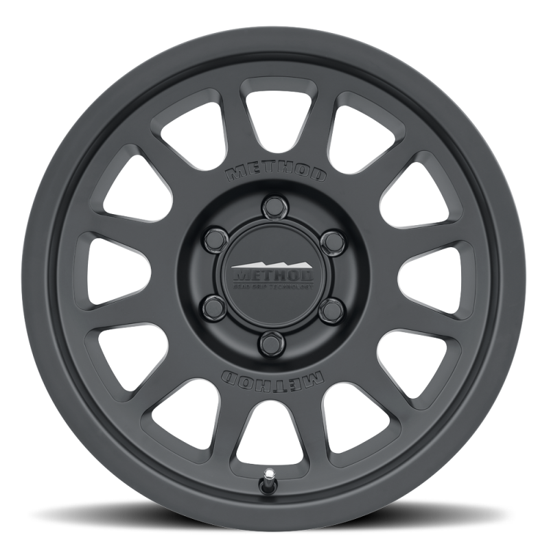 (set of 4) Method MR703 Matte Black | 16x8" +0mm | 6x5.5in Wheel