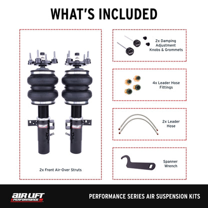 Air Lift 76012 Front Air Suspension Kit For Toyota GR Supra 20-24/BMW Z4 G29 19-24