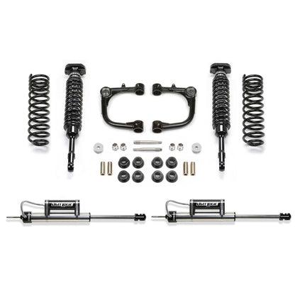 Fabtech 3" Upper Control Arm System w/ Dual 2.5" Coilover Reservoir & Rear Dual Reservoir 4WD w/o KDSS | Toyota 4Runner (10-22) (K7079DL)