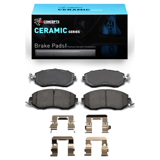 R1 10-25 Scion FR-S Ceramic Front Pads & Hardware Kit (2310-1539-01)
