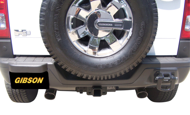 Gibson 2.5in Dual Split Cat-Back Exhaust | Hummer H3 Base (07-10) (612700)