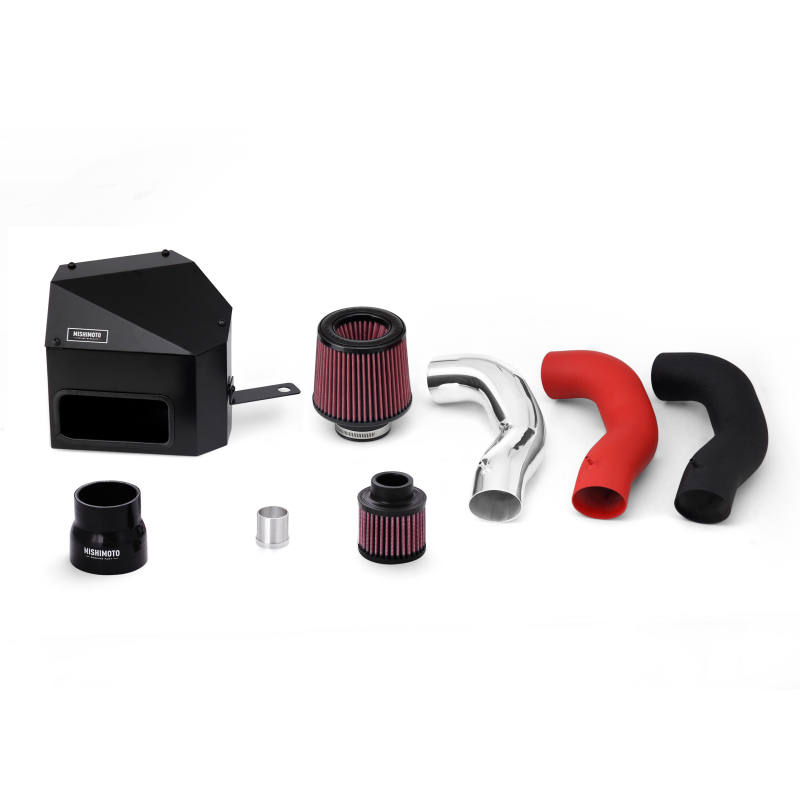 Mishimoto MMAI-MK7-15WRD 15-16 VW Golf/GTI 1.8/2.0L Air Intake Kit Wrinkle Red