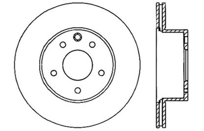 Stoptech 128.42088R Sport Cross-Drilled Disc Brake Rotors For Nissan Maxima