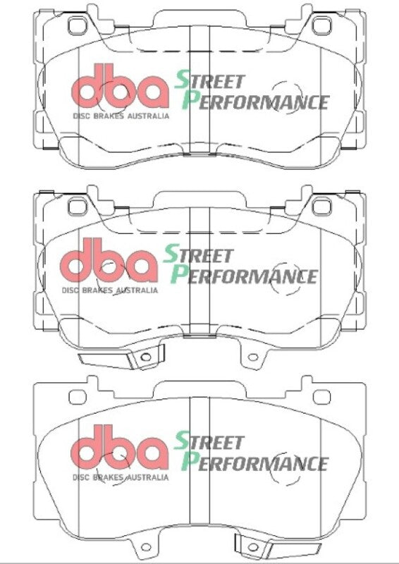 DBA SP500 Front Street Performance Brake Pads | Ford Mustang 2.3 Ecoboost (08-18) (DB9011SP)
