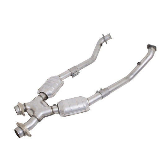 BBK 2-1/2in X Pipe w/ Catalytic Converters | Ford Mustang 94-04 (1670)