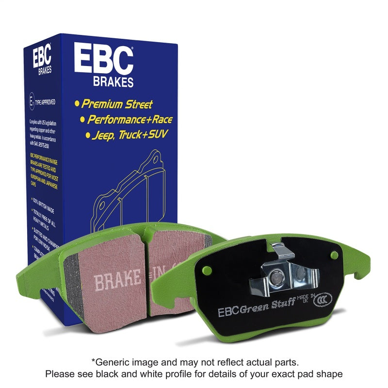 EBC Brakes DP22356 Greenstuff 2000 Series Sport Brake Pads for G70 Stinger