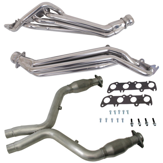 BBK 1-3/4 Long Tube Headers w/HF Catted Mid Pipe | Ford Mustang (05-14) (16333)