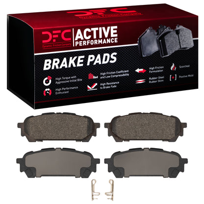 DFC 03-08 Saab 9-2X Rear Active Perf Pads | Subaru Impreza/Legacy/Forester (92-15) (1115-1004-00)