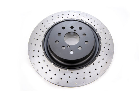 DBA Front Cross Drilled/Dimpled 4000 XD Series Rotor | Subaru WRX STi (04-17) (DBA43050XD-10)