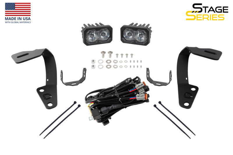 Diode Dynamics SS3 LED Ditch Light Kit - Sport Yellow Combo | Toyota 4Runner (10-24) DD6747