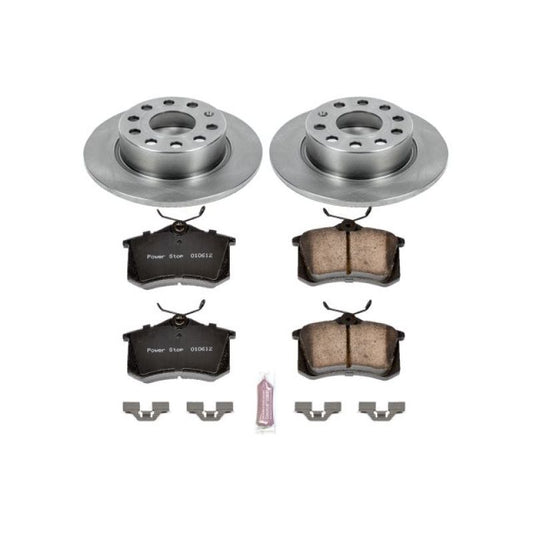 Power Stop Rear Autospecialty Brake Kit | Multiple Audi/Volkswagen Fitments (KOE5671)