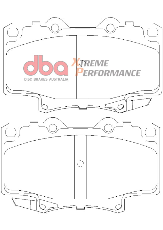 DBA Front Xtreme Performance Brake Pads | Toyota Land Cruiser XP650 (91-96) (DB1199XP)